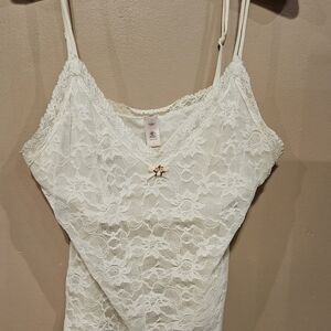 Victoria's Secret Lace Camisole in Cream